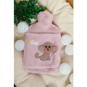 Snow Homs Peluş Kılıflı Köpek Emojili Sıcak Su Torbası 2 Litre