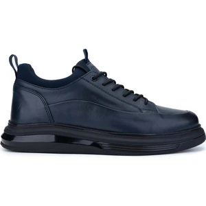 Tamer Tanca Erkek  Deri Lacivert Sneakers & Spor Ayakkabı 381 20548 Erk Ayk SK24-25 Lacı Anl