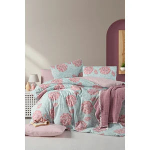 My Story Lastikli Çarşaflı Çift Kişilik Nevresim Takımı Elegant Mint