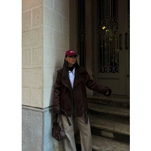 Sindi Moda Içi Tamamen Peluş Kaplama Süet Kaban