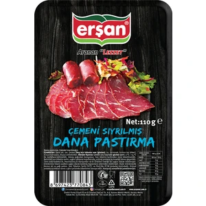 Erşan Çemensiz Pastırma 110 gr
