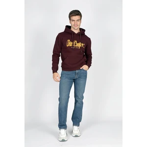 Lee Cooper Gregory Erkek Kapüşonlu Sweatshirt Mürdüm