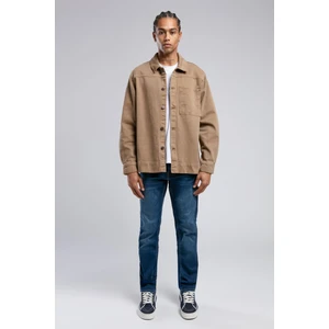 Lee Cooper Veron Erkek Dokuma Ceket Vizon