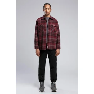 Lee Cooper Donas Erkek Dokuma Uzun Kol Gömlek
