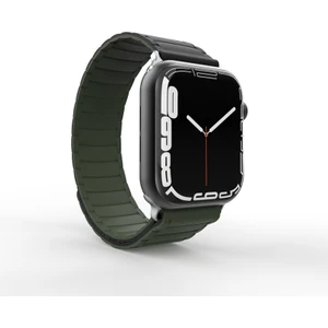 Apple Watch Series 7/8/9 45MM Uyumlu Strap Manyetik Mıknatıslı Silikon Kordon Kayış