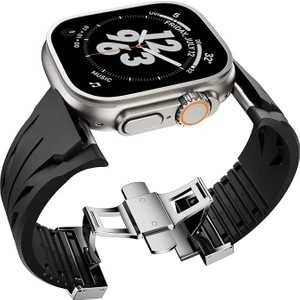 Apple Watch Ultra / Watch Ultra 2 49MM Uyumlu Yüksek Kalite Tpu Silikon Kordon Kayış