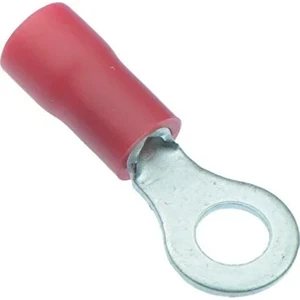 100 Adet Yuvarlak 0.5 - 1.5 Mm2 M5 Kırmızı Izoleli Kablo Pabuç