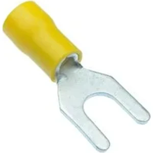 100 Adet Çatal 4 - 6 Mm2 M4 Sarı Izoleli Kablo Pabuç