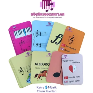Küçük Mozartlar Için Müzik Nota Kartları (Kutulu)