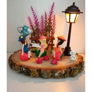 Best Friends si Bitmeyen Dostluk si Kız Arkadaşa Doğum Günü si Işıklı Kütük Teraryum