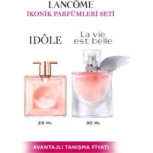Lancôme Parfüm ve Deodorant Seti 55 ml – Çiçeksi Oryantal Miskli Koku, Şık Tasarım, Hediyelik İkonik Seri