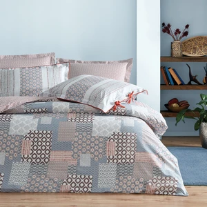 Reece Tek Kişilik Ranforce Nevresim Takımı - Mavi