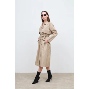 Özlem Yıldız Trençkot Bej - M