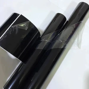 Piano Black Siyah Hava Kanallı Parlak Koruma Jelatinli Folyo 50CM x 1metre