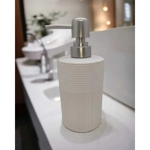 Lüks Porselen Gri Siyah Beyaz Iskandinav Banyo Mutfak Sıvı Sabunluk Bulaşık Deterjanlık Gümüş Renk Kapak