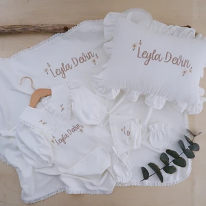 Momand Design 5 Li Penye Set Kız Bebek Hastane Çıkışı