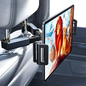 Araba Kafalık 12.9 Inç Araç Arka Koltuk Evrensel Tablet ve Telefon Tutucu 360° Dönebilir