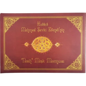 Karin Hattat Mehmet Şevki Efendinin Nesih Meşk Mecmuası 5610082097 1