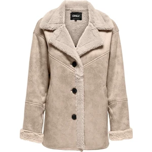 Onlylva Bonded Collar Coat cc Otw Krem 15322037