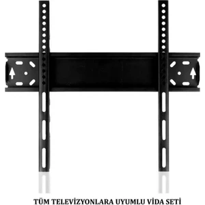 Neo Vista 42" Inç Televizyon Duvar Askı Aparatı Tüm Markalardaki LCD LED Televizyonlara Uyumlu