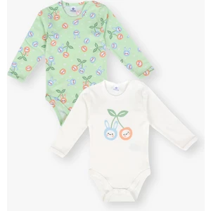 Luggi Baby 2li Uzun Kol Kız Bebek Body 3 Ay - 3 Yaş