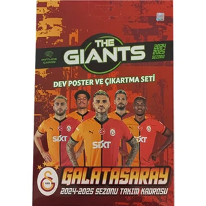 Mythos Cards The Giants Galatasaray Dev Poster ve Çıkartma Seti 2024/25