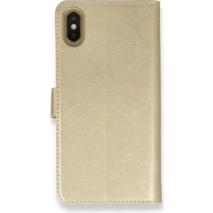 Apple iPhone Xs Max Kılıf Dışı Deri Içi Silikon Kartlıklı Kapaklı Trend S Plus Kapak