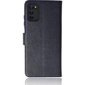 Samsung Galaxy A02S Kılıf Dışı Deri Içi Silikon Kartlıklı Kapaklı Trend S Plus Kapak