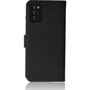 Samsung Galaxy A02S Kılıf Dışı Deri Içi Silikon Kartlıklı Kapaklı Trend S Plus Kapak