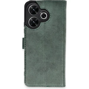 Xiaomi Redmi 13 4g Kılıf Dışı Deri Içi Silikon Kartlıklı Kapaklı Trend S Plus Kapak