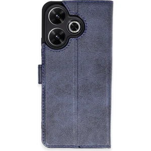 Xiaomi Redmi 13 4g Kılıf Dışı Deri Içi Silikon Kartlıklı Kapaklı Trend S Plus Kapak