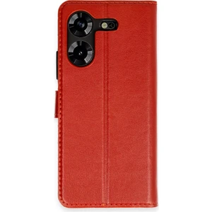 FUJİMAX Tecno Pova 5 Kılıf Dışı Deri Içi Silikon Kartlıklı Kapaklı Trend S Plus Kapak