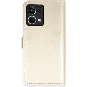 FUJİMAX Oppo Reno 7 Kılıf Dışı Deri Içi Silikon Kartlıklı Kapaklı Trend S Plus Kapak