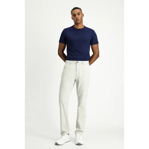 Regular Fit Likralı Kanvas / Chino Pantolon