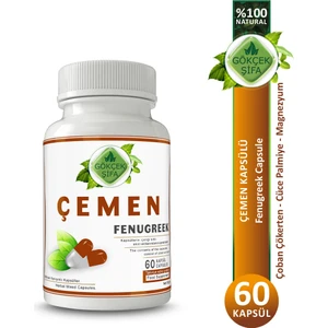 Gökçek Şifa Çemen Kapsül (FENUGREEK CAPSULE)