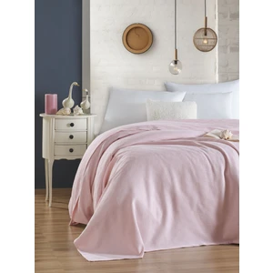 Vessino Home Pike Tek Kişilik  Pamuk Küçük Dama Desenli Yatak Örtüsü Otel Tipi Lüx  Pike Beyaz/renkli