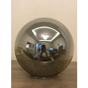 Gri Füme Parlak Avize Abajur Glob Camı Yedek Parça