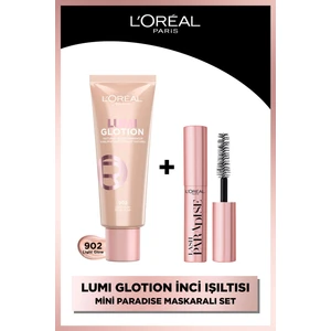 L'oréal Paris Glotion All-In-One Doğal Işıltı 902 - Light Glow 40 Ml + Paradise Mini Maskara