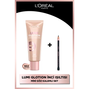 L'oréal Paris Glotion All-In-One Doğal Işıltı 902 - Light Glow 40 Ml + Paradise Le Khol Mini Göz Kalemi
