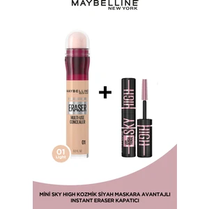 Maybelline New York Instant Anti Age Eraser Kapatıcı - 01 Light + Sky High Cosmic Mini Maskara
