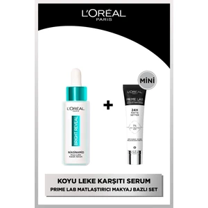 L'oréal Paris Bright Reveal  Leke Karşıtı Serum 10%Niasinamid 30ml + Prime Lab Matte Mini