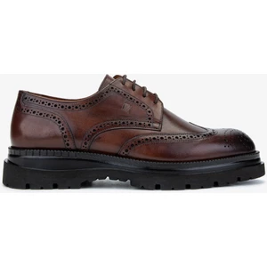 Erkek  Deri Kahverengi Klasik Ayakkabı 537 3495 Erk Ayk SK24-25 Kahve Dr