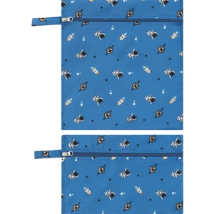 Astronot Desenli Su İtici Islak & Kirli 2’li Çanta Seti