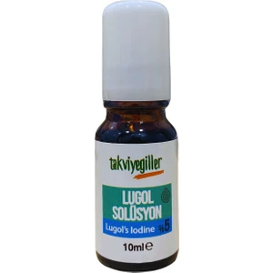 %5 Lugol İyot Roll-On Şişe Solüsyon 10 ml