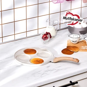 Mutfaksever Biogranit Döküm 4 Egg/pankek Tava 26 cm