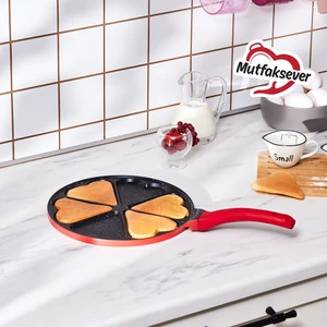 Mutfaksever Biogranit Döküm Love Pankek Tava 26 cm
