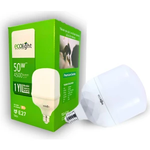 50W Torch Beyaz LED Ampul A++ E27