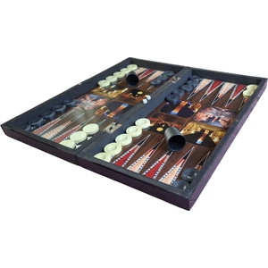 Adana Büyüksaat Temalı Büyük Boy Tavla Takımı (2 Adet Iskambil Kağıdı Hediye)