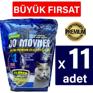 Jo Moyner Silika Kristal Kedi Kumu 3,8Lt x 11 Adet