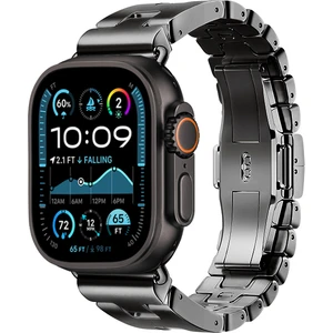 Kip GSM Apple Watch Ultra 49MM - Zore KRD-125 Metal Kordon Strap Kayış - Ergonomik Tasarım